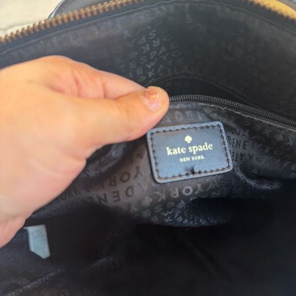 Kate Spade Black and Red Floral Satchel - Picture 9 of 11